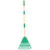 Toyvian Rastrello Plastica da Giardino con 14 Denti, Manico Staccabile, Leggero ed Ergonomico per Pulizia Foglie e Detriti in Giardino e Campeggio