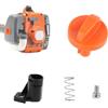 Penitue 4180 180 9500 Kit Manopola Aria Compatibile con Stihl FS91 FS111 FS131 HT102 HT103 HT131 HT132 HT133 KM91R KM111R KM131R Decespugliatore Ricambi & Potatore