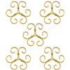 MiOYOOW 5 Pezzi Clip di Supporto per Piante, 10.5 cm Morsetti di Supporti per Pomodori in Ferro, Ganci Anello Riutilizzabile per Pianta Rampicanti Germogli Germogli Talee da Giardino