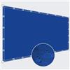 ZQXFZ Telo Frangi-vista Per Balcone Giardino 80x350cm impermeabileTelo Oxford 160g/㎡） Copertura Per Balcone Idrorepellente Con Occhielli Fascette E Funi -Blu Reale.