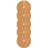 WSQHAO 10 Pezzi 30 cm-60 cm in Fibra di Cocco Naturale, Anello Protezione for pacciamatura, barriera Anti-Erba, coprivaso for Fiori per Giardino(Diameter 60CM)