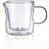 MasterPRO Foodies Mixology - Jart di latte da 440 ml - fatto di vetro borosilicato a doppia parete resistente - Ideale per l'uso quotidiano - Apto Microonde