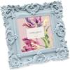 Laura Ashley Cornice da 10 x 10 cm, in resina decorata a mano, con cavalletto e gancio per esposizione da tavolo e parete, design floreale decorativo per la casa, galleria fotografica, arte e altro