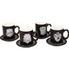 SD Toys - Tazze regalo con 4 stemmi Harry Potter, multicolore