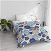 Italian Bed Linen Trapunta Invernale Imbottita Letto Singolo 160x245cm DoubleFace BASIC fantasia MURRINE, Made in Italy - Piumino Reversibile in morbida Microfibra 200gr/mq - Piumone Lavabile in Lavatrice