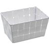 Wenko 20361100 Cestino Adria Mini, Polipropilene, 14 x 9 x 19 cm, Bianco