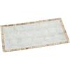 DRW Centrotavola rettangolare in madreperla in tostatura 1,5x40x20 cm