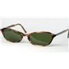 EYEVAN Blush È Marrone / Oliva Occhiali da Sole W/ Lente Verde 49-18-140mm Japan
