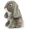 Uni-Toys - Coniglio Ariete in piedi (Grigio) - 18 cm (Altezza) - Peluche Coniglio - Doudou
