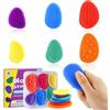 shallyong 6 Pezzi Fidget Toys Antistress, shallyong Giocattoli Antistress Silenziosi per Bambini e Adulti, Tactile Sensory Toys, Giocattoli Sensoriali Da Spremere per Autismo, Aiuta Ad Alleviare Lo Stress