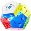 GAN Megaminx Maglev Cube, Magnetico Pentagonale Speed Cube Dodecahedron Cubo Magico di Veloce e Liscio, Regalo di Natale per Bambini & Adulto, UV Coated-Nero