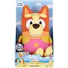 Bluey, Talking Beach Bingo - Peluche parlante da 33 cm, con 9 set di basi intorno all'episodio Beach Theme Song