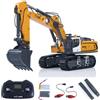TOUCAN RC HOBBY 1/50 Elettrico RC Escavatore K970 Telecomando Digger Costruzione Auto Secchio Metallo Tracce Luci Suoni Modello Finito per Età 14+