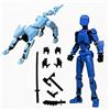 ASQzhuLIWing 2pcs T13 Action Figure modello di attività robotica action figure cani robot con stampa animale 3D disponibile in divani camere da letto soggiorni altre occasioni Decorazione Desktop (blu-blu)