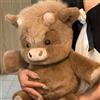 Generico Peluche Che Corre, 45CM Simpatico Running Cow Peluches Mucche Gigante, Cuscino Animale Peluches Corsa con Gambe Mobili Interattive, Antistress Animali Peluche Mucche Che Corre per Bambini Adulti
