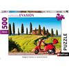 Nathan Puzzles Nathan- Puzzle 500 Pezzi Viaggio in Toscana Adulti, Colore Neant, 4005556872206