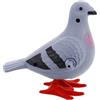 Toyvian Giocattolo a Molla Colomba Simulata, Mini Rimbalzo, Plastica, Vintage | Design Portatile, Meccanismo a Risparmio Energetico, Uso Interno ed Esterno, Aspetto Adorabile, Grigio