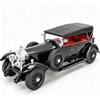 TGRCM-CZ 1/24 Rolls Royce Phantom 1 Vintage Auto Modello Auto, Lega di Zinco Ritirare Veicoli Modello Auto con Suono e Luce per Collezionisti e Bambini 3 Anni Regalo di Compleanno (Nero)