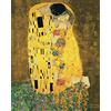 Artnapi Dipingere con i numeri, kit per adulti per bambini con cornice 40 x 50 cm (Il bacio di Gustav Klimt) - Dipinto ad olio su tela - molto divertente e rilassante, anti lo stress