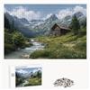 Tamalsj Puzzle 4000 Pezzi - Montagna & Paesaggio - Puzzle in Legno Durevole con Lettere sul Retro - 147x105cm - Hobby Creativo Senza Polvere - Articolo per Collezionisti e 14 Anni in Su P3#436
