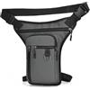ATEUXOL Borsa Gamba Moto Uomo for gamba for for sacchetto in vita for uomo macameria moto borsetto in giro for la spalla traversa del corpo della coscia maschile borse in per escursionismo, arrampicata(Gray)