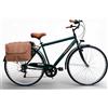MADICKS Bicicletta Uomo 28 Passeggio Verde Vintage Velodia Bici da Città con Cambio Shimano · Comoda e Robusta · Perfetta per Spostamenti Quotidiani e Tempo Libero · Stile Retrò (Bici)