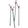MSR Core Tent Stake, Pali per Tende Unisex-Adulto, Grigio, 9-inch, 4 Pack