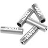 SheerFaring 5 Pezzi Cappucci di Cambio Kit Terminali Fili Cambio Bicicletta Tappi Cavi Cambio Terminali Tubo Cambio in Alluminio 7075 CNC per Protezione Extra, Argento