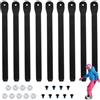 NBEADS 9 Pz Cinturini Alla Caviglia Per Snowboard, Cinghie Per Attacchi Alla Caviglia Da Snowboard Cinghie Elastiche Nere Per Attacchi Da Snowboard Ricambio Per Scarpe, 20.8x2.1x0.3cm