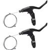 CNC Leva del freno, 1 paio di leve del freno per bicicletta, per mountain bike, MTB, colore nero