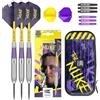 Target Darts Luke Littler Brass Punta in Acciaio Freccettes Set - 22G Steel Tip Dart, The Nuke Player Edizione Dart Set, Dart Voli, Alberi e Dart Custodia Inclusa | Professionale Freccette Accessori
