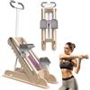 Generic Stepper pieghevole per esercizi a casa, scalatore verticale con bande di resistenza, capacità 150 kg, regolabile in 4 angoli e 6 altezze, allenamento completo