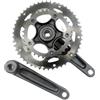 Yhenlovtt ke Guarnitura 170mm Square Taper 34/50T Doppia Chainwheel Set AL6061 Lega di Alluminio Compatibile con 9/10/11 Velocità Pieghevole E-B (tipo B)