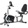 ISE Cyclette da Seduta Magnetica con Schienale, Cyclette Orizzontale da Casa con Resistenza Regolabile Schermo LCD Supporto per Smartphone
