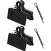 Create idea 2 Paia Di Pastiglie Freno In Resina Semimetallica 32x30x16,5 Mm Compatibile Con Shimano G05S-RX BR-M9000 BR-M9020
