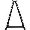 FFitness Rastrelliera Porta Manubri a Piramide in Acciaio, Stand Verticale Salvaspazio per Palestra e Home Gym
