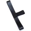 Yhenlovtt Fascia di fissaggio per tubo del serbatoio delle immersioni subacquee per cilindri da 6 e 12 l, in gomma e nylon, cinghia per montaggio laterale (nero1)