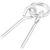 Generic Anello per Tenda con Connettore di Alluminio Accessorio per Campeggio Adatto a Pesca Spiaggia E attività Outdoor