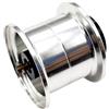 Yhenlovtt Bobina di bobina per Daiwa Steez SV TW Zillion HLC Silver Wolf Morethan PE T3 Series 7,5 g, filo di ricambio in lega di alluminio (argento)