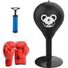 PORFOYO Punchingball da scrivania, sacco da boxe da scrivania, sacco da boxe da ufficio, sacco da boxe divertente per alleviare lo stress, con ventosa