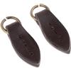Gitohoni 2 Pezzi Cursore Foglia Zipper Puller Manico Ricambio Cerniera Pelle PU Accessorio Multifunzionale Adatto a Borse Valigie Abbigliamento Portafogli