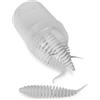 Storfisk fishing & more - Esca artificiale per trota e persico in gomma morbida con lamelle, dimensioni e aromi, galleggiante, colore: Bianco (aglio), lunghezza: 50 mm