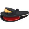 Generic Custodia impermeabile per racchette da ping pong, custodia resistente con cerniera, tasca interna per palline e cinturino da polso, organizer portatile per attrezzature da ping pong e pratica sportiva
