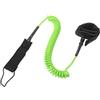 HONITANO Guinzaglio Antiscivolo e Confortevole Verde per Tavola da Surf in Neoprene e Nylon, 7mm Fibbia Doppia Blocco per Sport Acquatici e Kayak