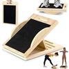 Dylixir Balance Board 2 in 1 Balance Board per adulti in legno, Balance Board pieghevole con maniglia