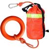 Generico Borsa Da Lancio Di Salvataggio In Acqua,Attrezzatura Di Sicurezza Galleggiante Lanciabile Riflettente | Sacco Da Lancio Di Salvataggio In Acqua Per Kayak - Kayak All'Aperto Rafting Nuoto Pesca Canotta