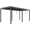Elica Garden Pergola bioclimatica elica garden antracite 7,8x4x2,5 m