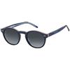 Tommy Hilfiger Th 1795/s PJP/9O BLUE Sunglasses Men's Acetate, Standard, 50