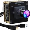 ELP 4K 60fps USB3.0 Modulo Fotocamera HDMI H.264 Grandangolare Ad Alta Velocità UVC Lightburn Telecamere per Computer Bassa Illuminazione Uscita Simultanea Webcam M12 Web_camera 100 ° per Windows