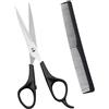 URAQT Forbici Parrucchiere Professionali, Forbice Barbiere Super Affilate con Pettine, Forbice per Capelli da Barbiere per Taglio di Capelli Acciaio Inossidabile per Kit Barbiere, Uomini e Donna